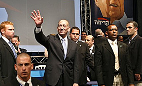 Ehud Olmert, primer ministro en funciones de Israel. (Archivo)© CINTV S.L.